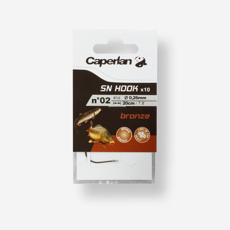 Lot De 20 Hameçons De Pêche En Mer Taille 15# - Acier Robustes, Traitement Anti-Corrosion Pour Capture Fiable