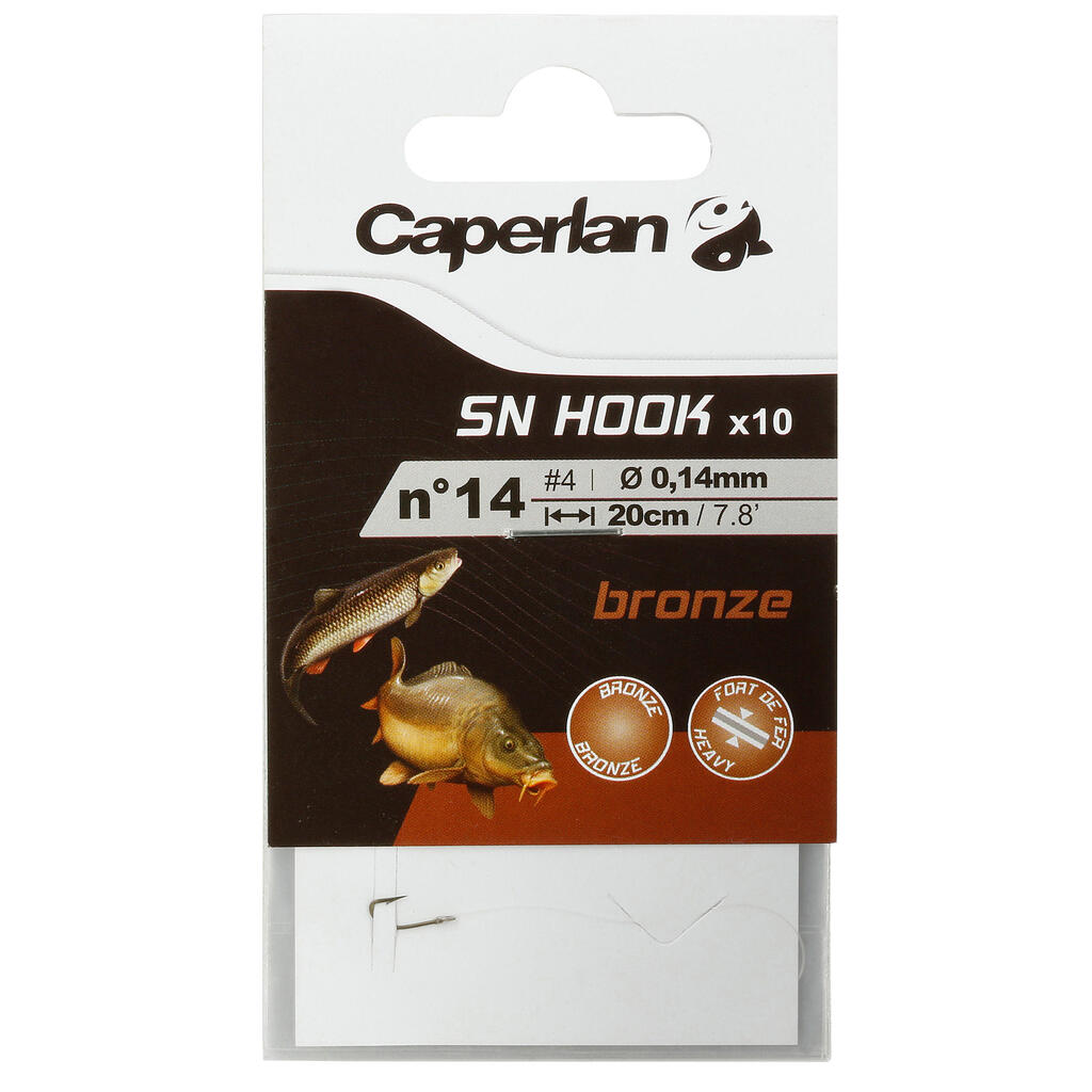 SN Hook Bronze Rigged Hooks