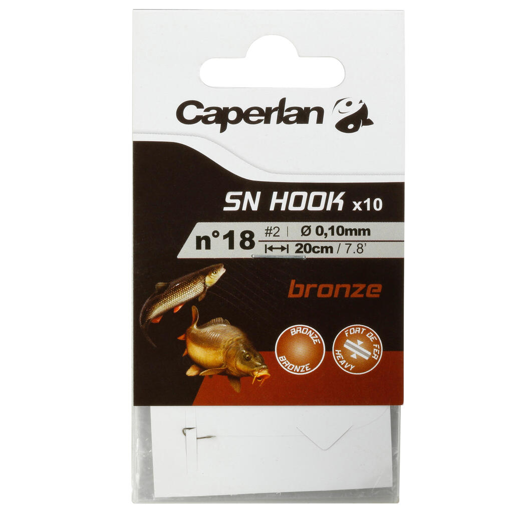 SN Hook Bronze Rigged Hooks