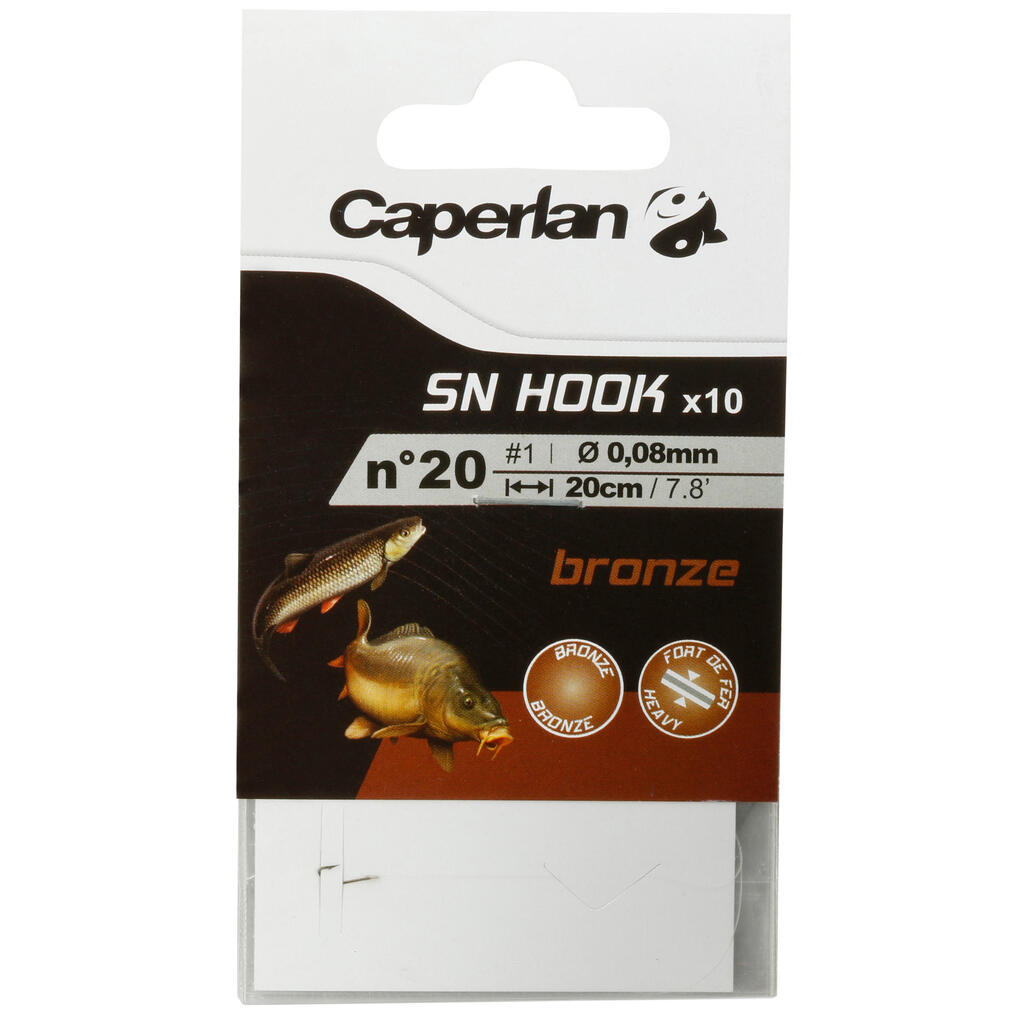 SN Hook Bronze Rigged Hooks