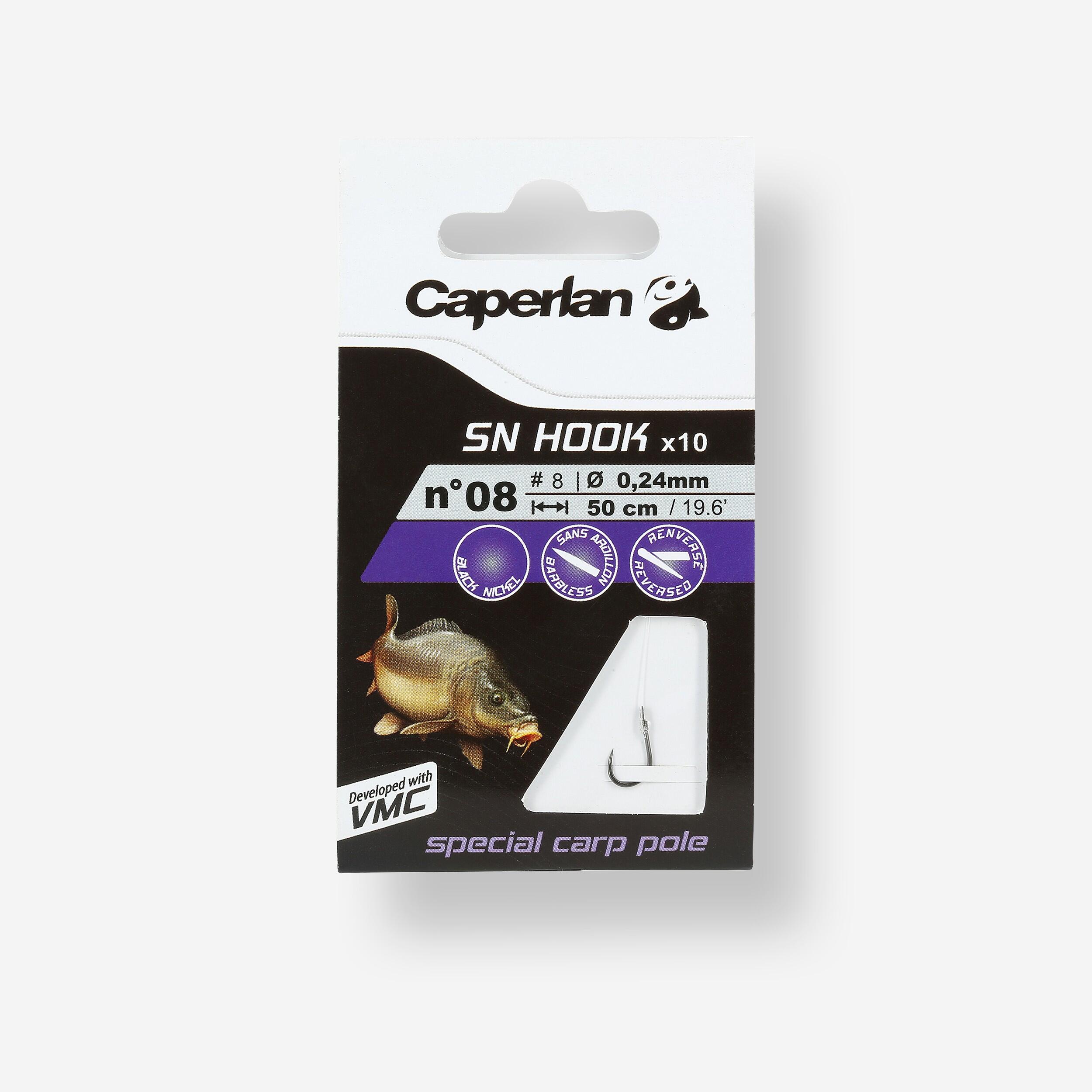 CAPERLAN SN HOOK Carp Pole Rigged Hooks