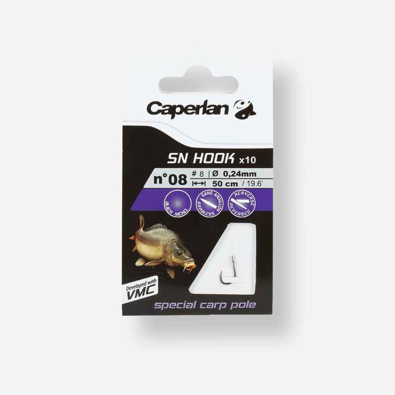 Vorfachhaken Karpfenalgen SN Hook Carp Pole