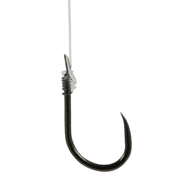 Gemonteerde vishaken SN Hook carp pole