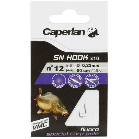 Fishing Rigged Hooks SN Hook Carp Pole 