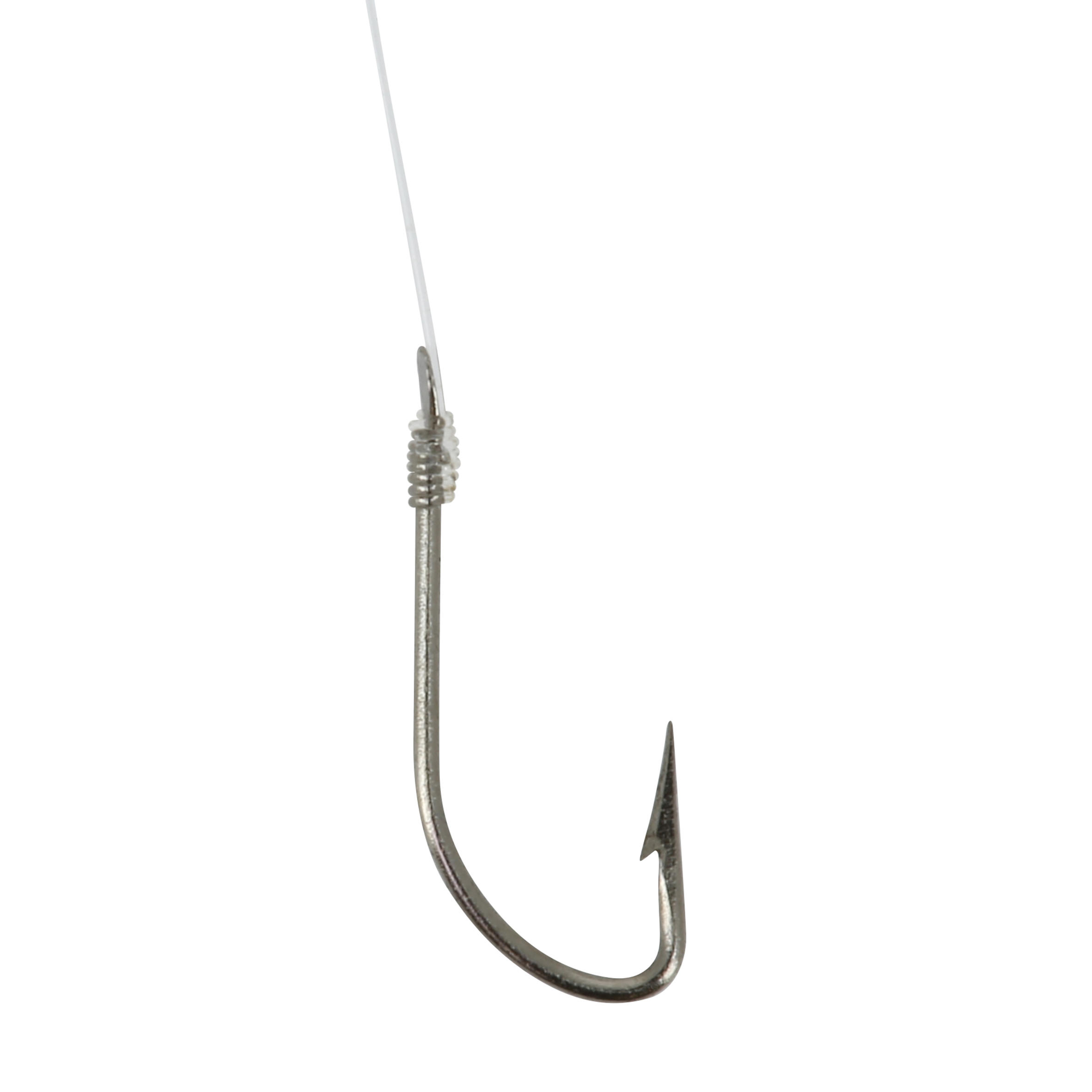 SN HOOK nickel rigged fishing hooks 22/26