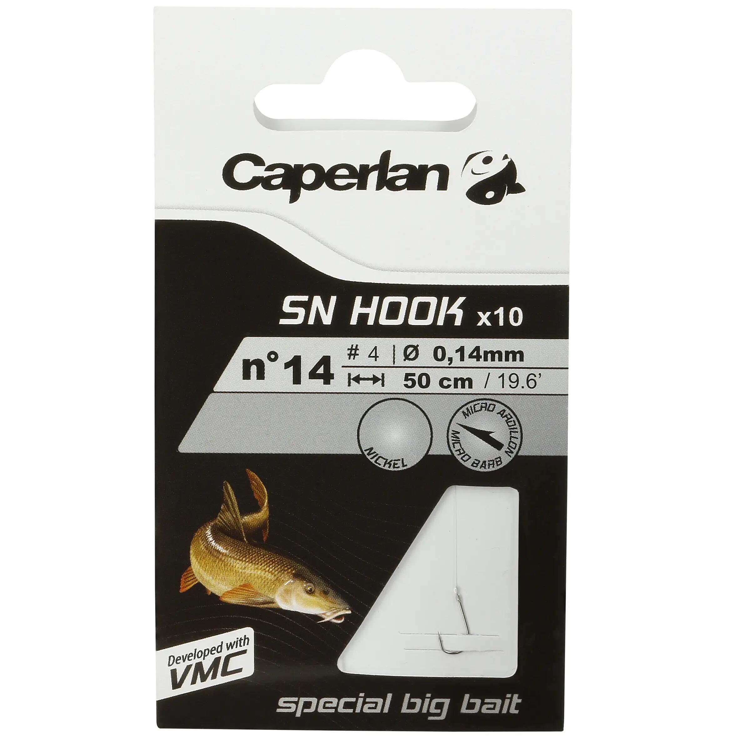 SN HOOK Big Bait Fishing Rigged Hooks 12/14