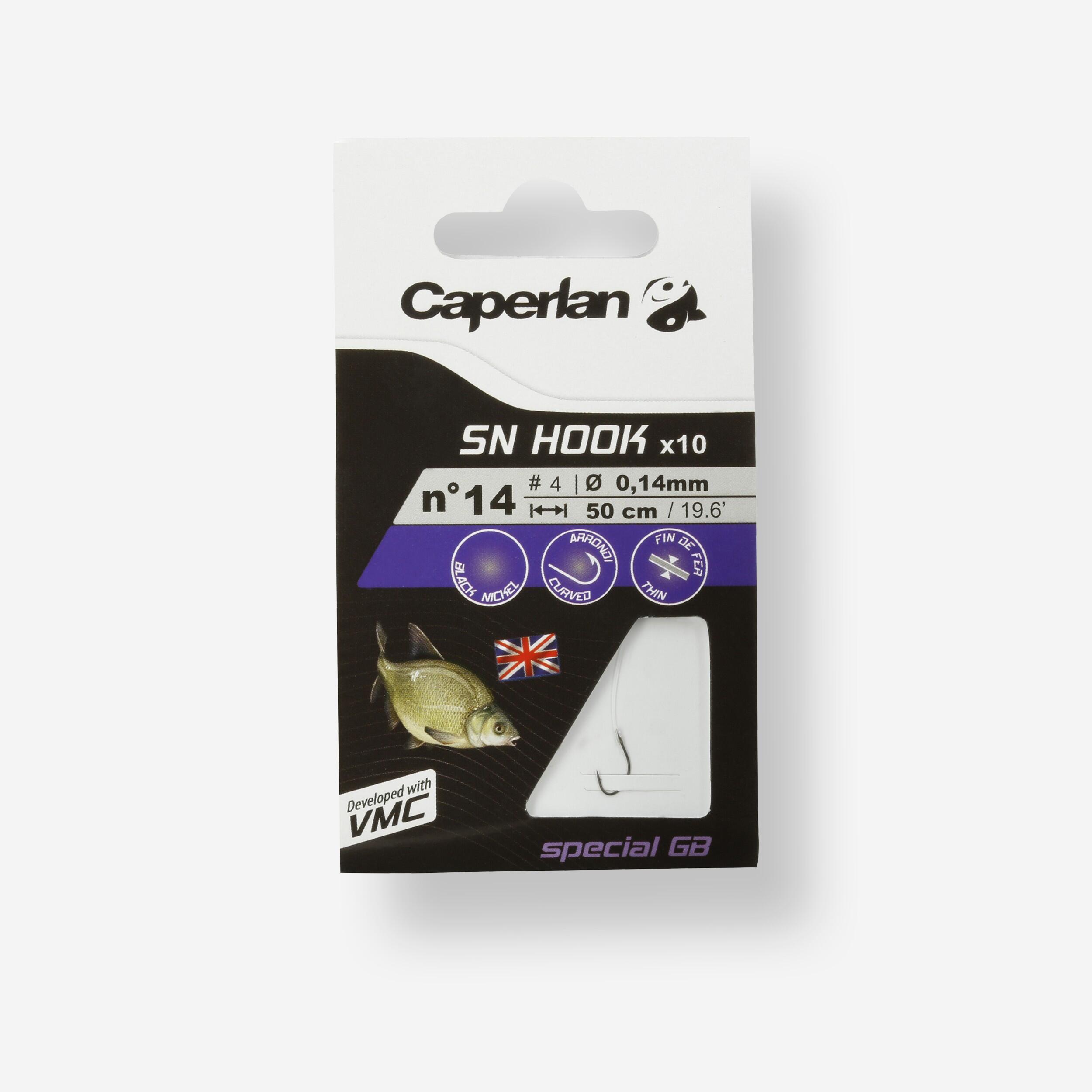 CAPERLAN SN Hook Special GB Fishing Rigged Hooks