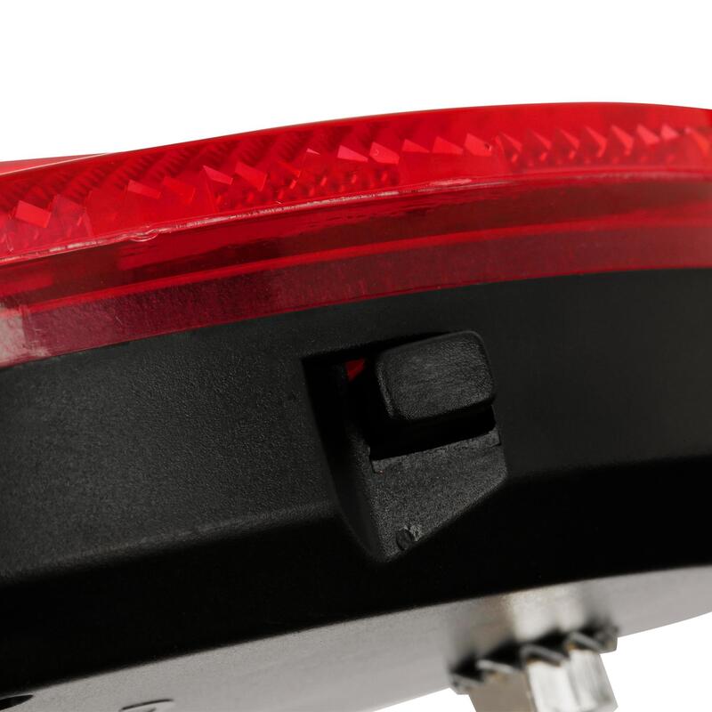 Fahrradbeleuchtung Rücklicht LED Batteriebetrieb 80 mm