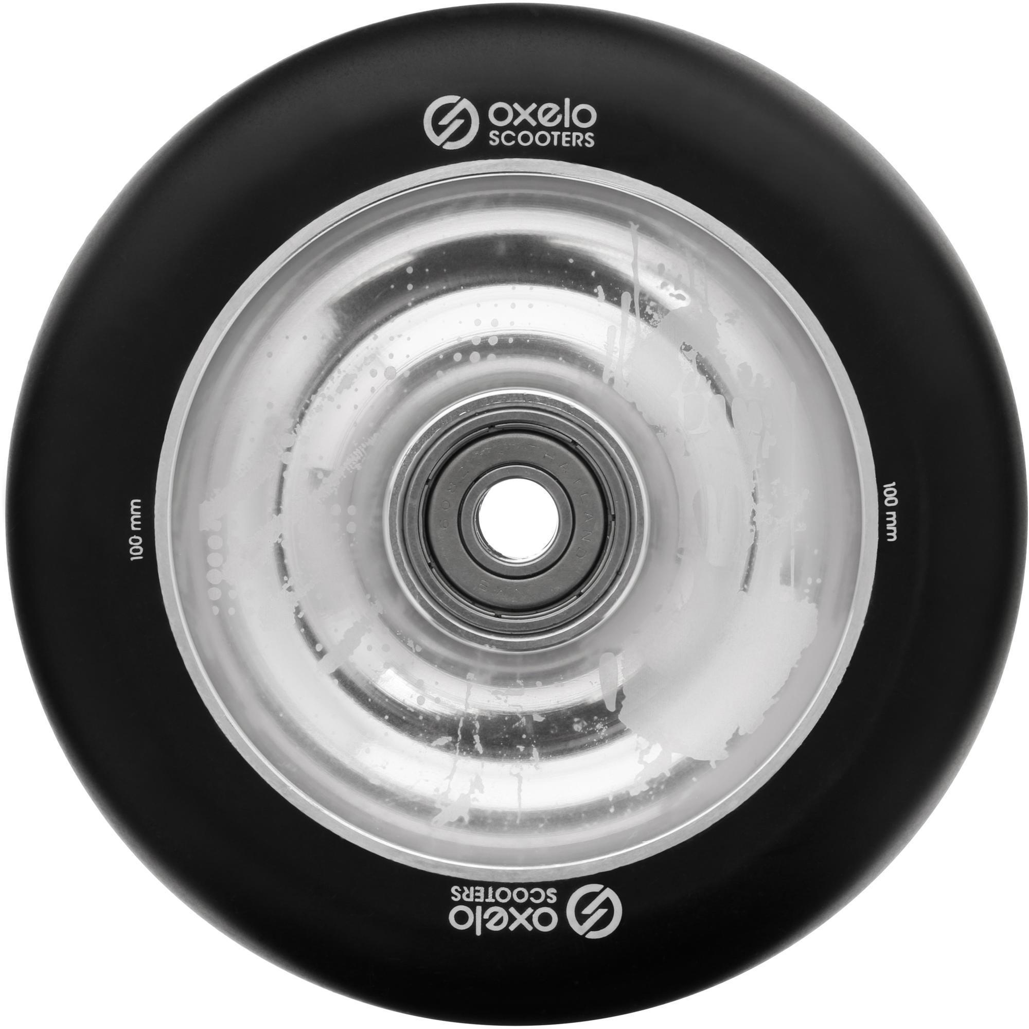 Roues Trottinette Freestyle YANGUN - 100mm - Roulements ABEC-9 - Noyau Aluminium - Pack De 2