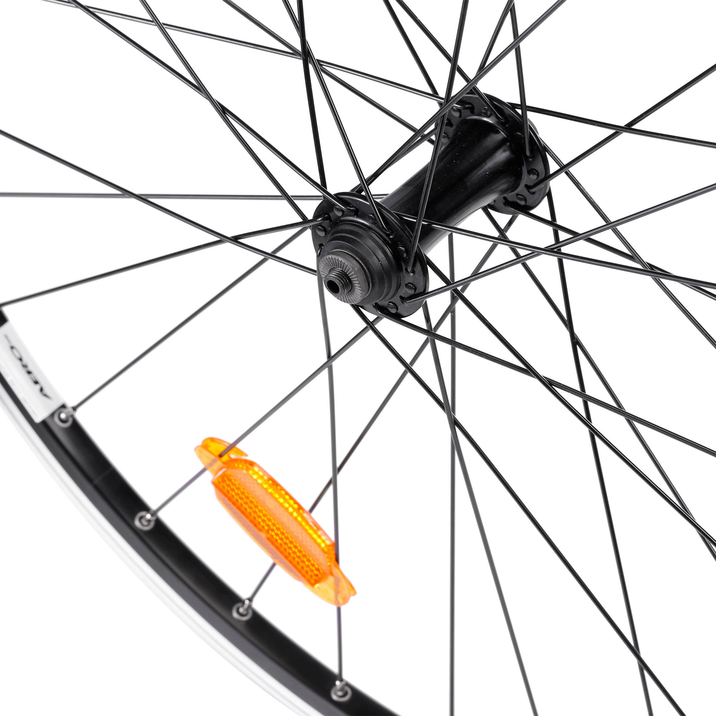 650 Road Bike Front Wheel - Black -  2