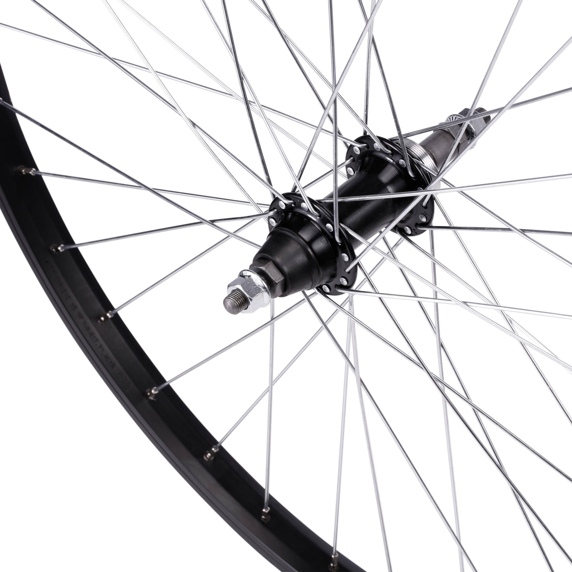 26" Mountain Bike Single-Walled Rear Wheel V-Brake with Freewheel + Bolt-On Hub -  3