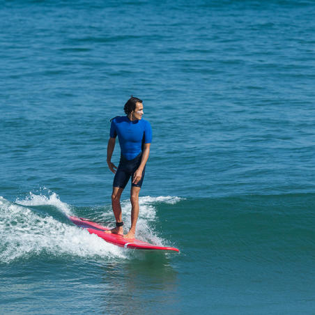 100 Men's Neoprene Shorty Surfing Wetsuit - Blue