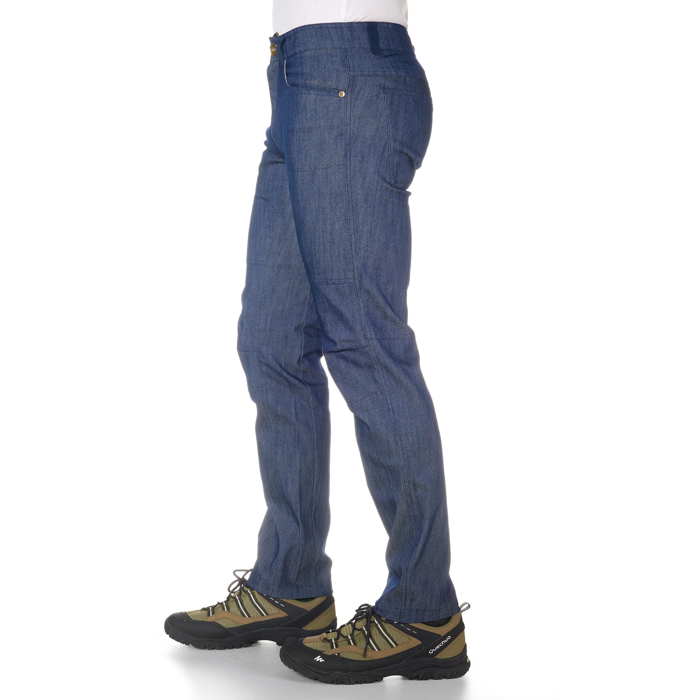 NH550 Men's Denim Nature Hiking Trousers 6/19