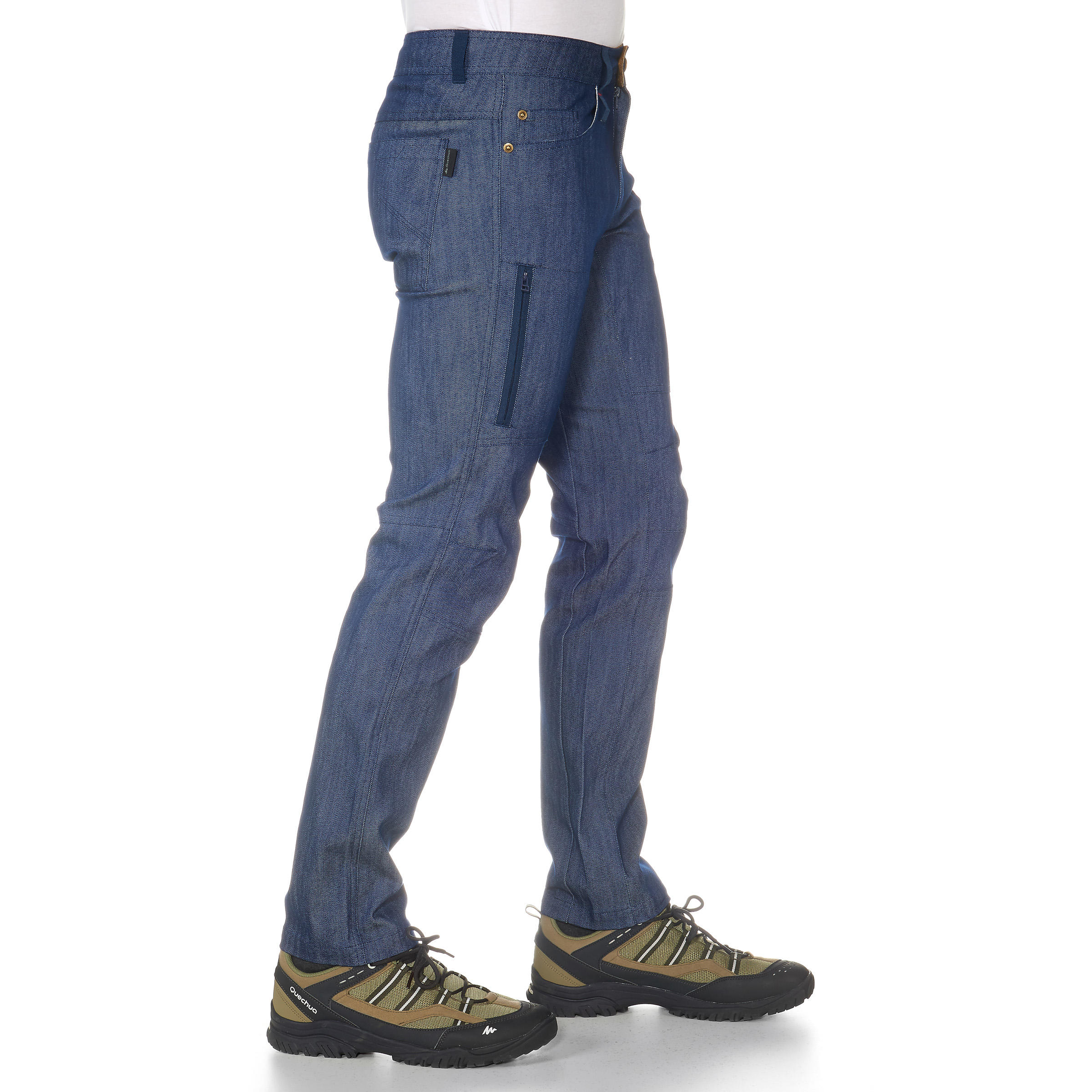 NH550 Men's Denim Nature Hiking Trousers 4/19