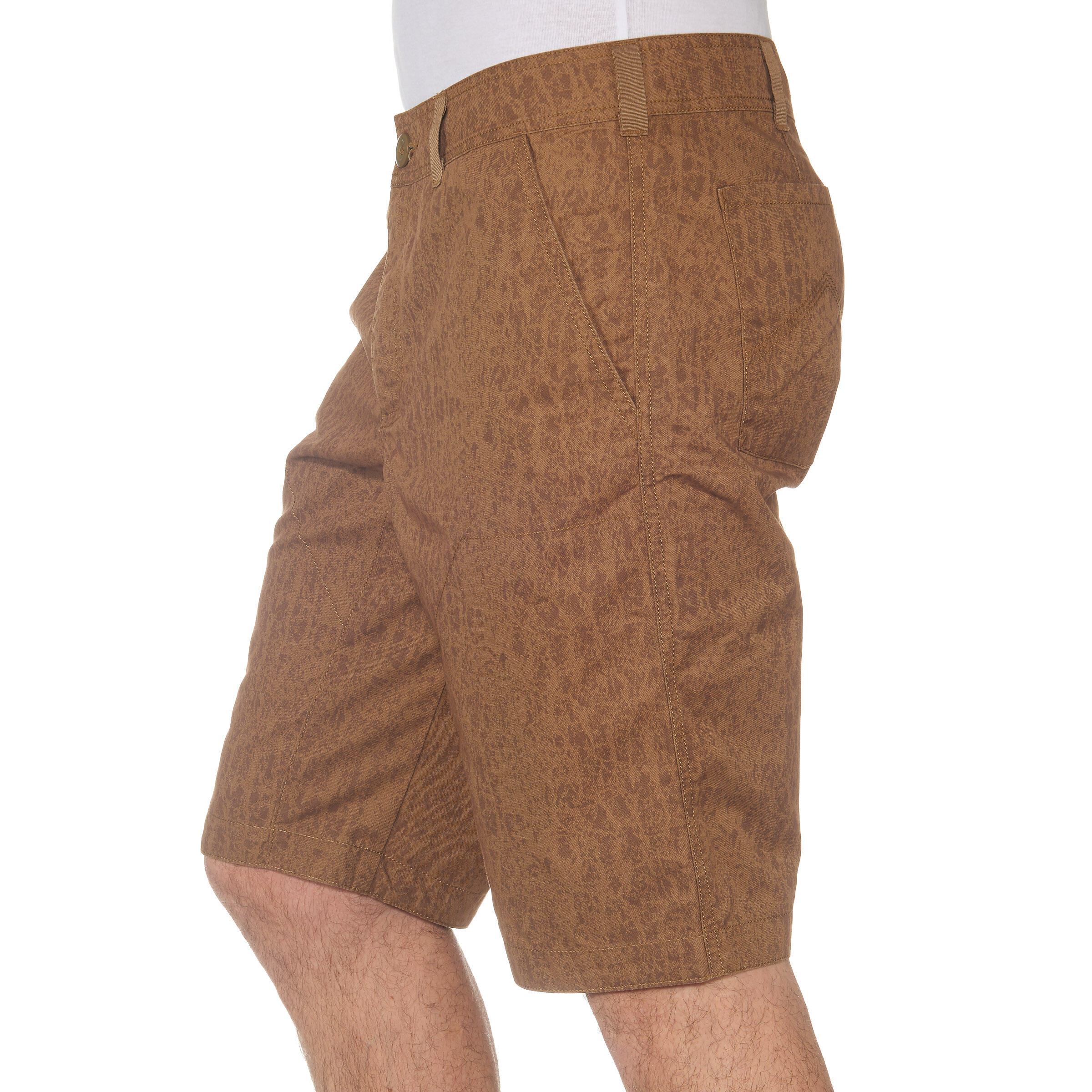 Arpenaz 100 Men's Hiking Shorts - Brown Motif 5/13