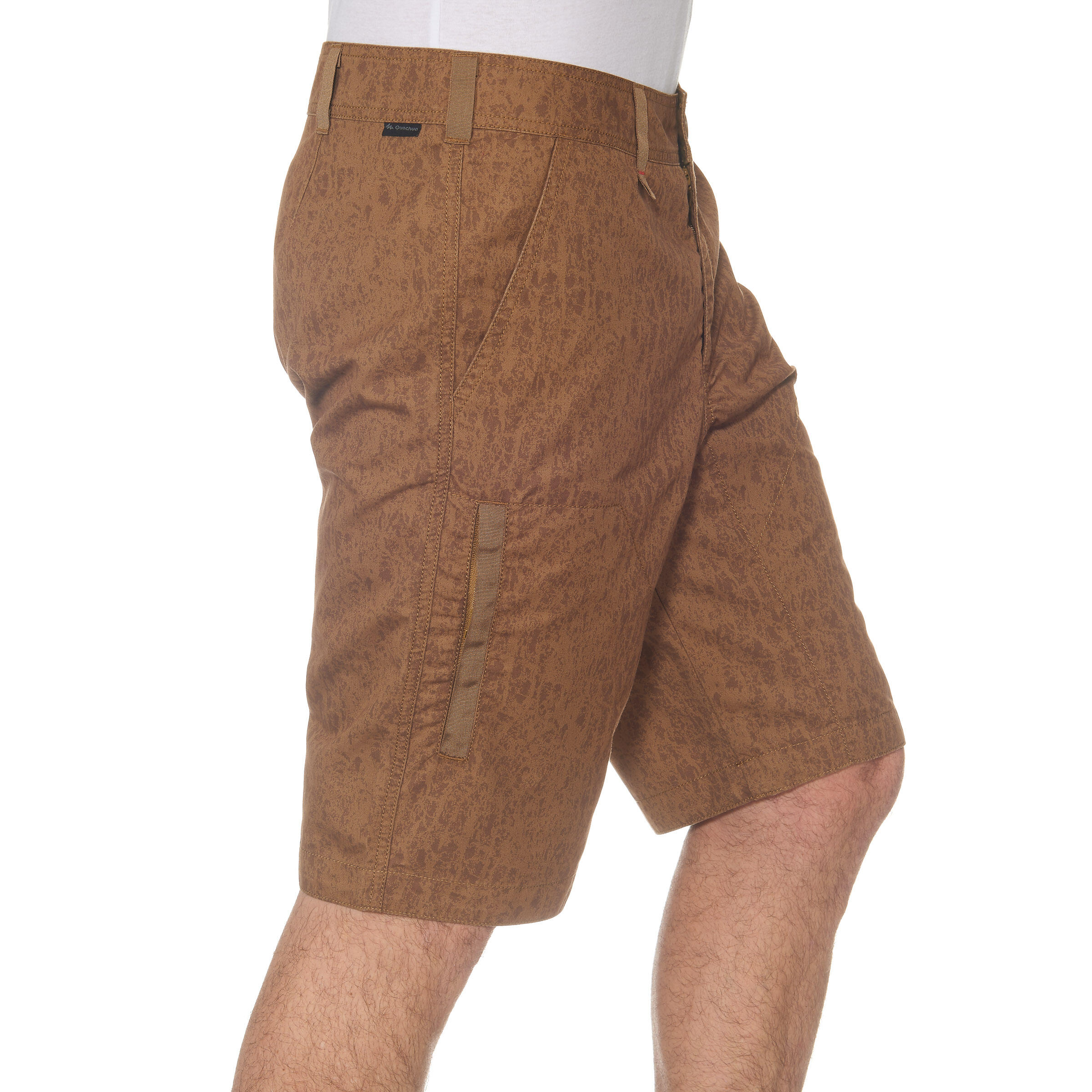 Arpenaz 100 Men's Hiking Shorts - Brown Motif 3/13