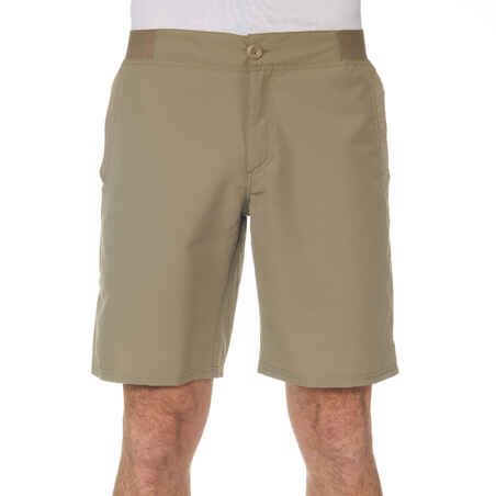מכנסי טיולים מסוג Arpenaz lowland 50 לגברים - חום בהיר