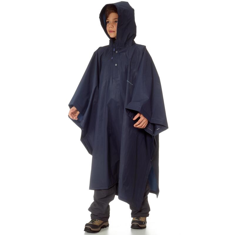 Poncho pluie de randonnée - ARPENAZ 10L bleu