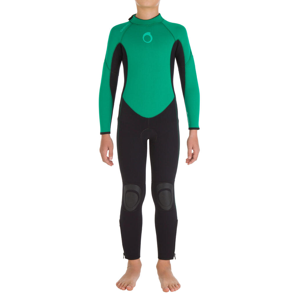 Neoprenanzug Surfen 100 4/3 mm Kinder