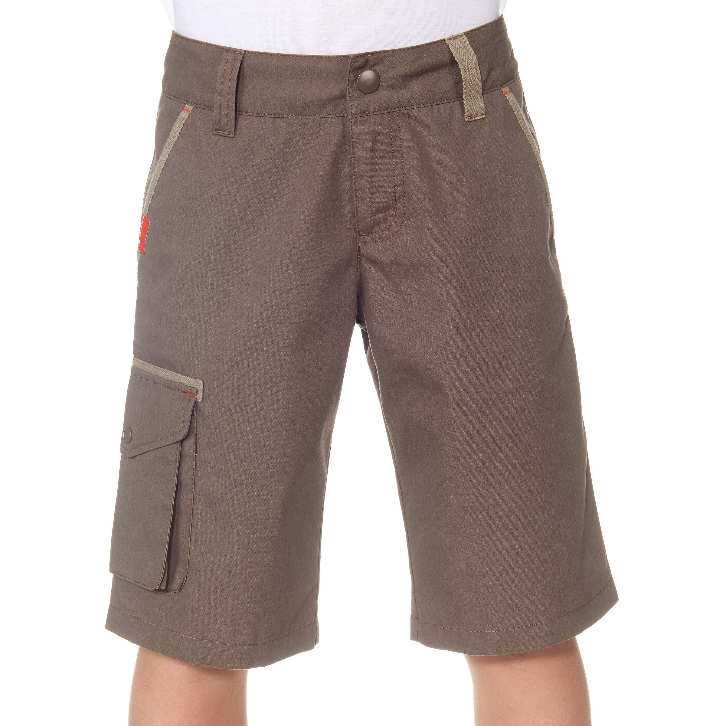 Hike 500 Boys' Hiking Shorts - Brown 2/16