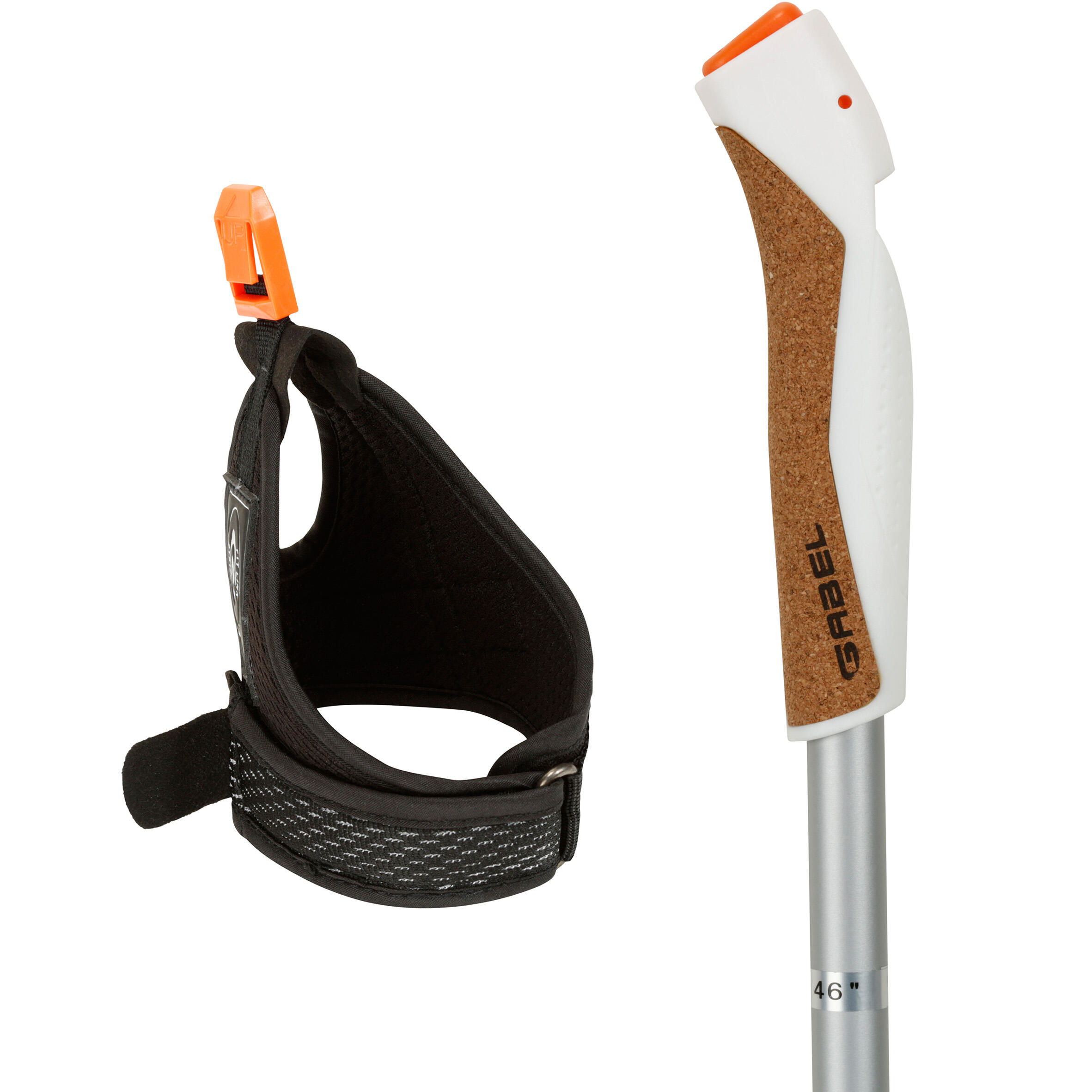Gabel X-5 Nordic Walking Poles - Black/Grey 4/7