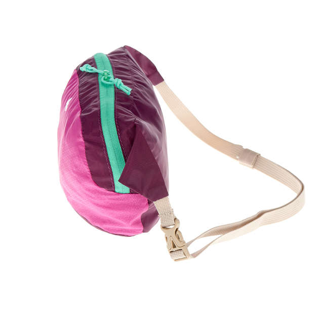 Bauchtasche Gürteltasche ultra kompakt violett FORCLAZ Decathlon