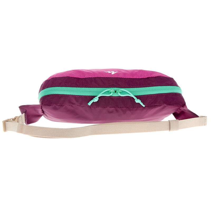 Ultra-Compact Travel Bum bag - Purple - Decathlon