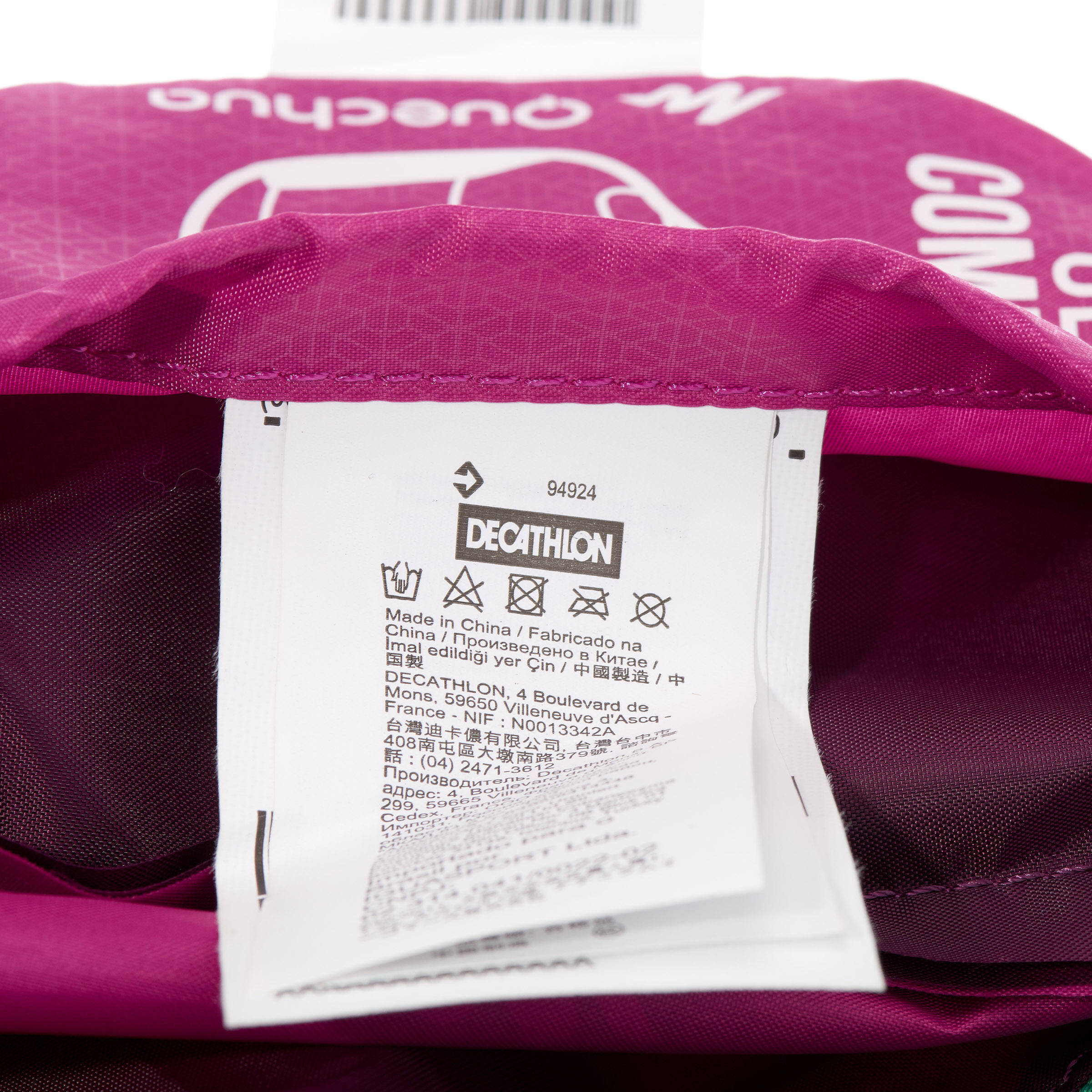 Ultra-Compact Travel Bumbag - Purple -  5
