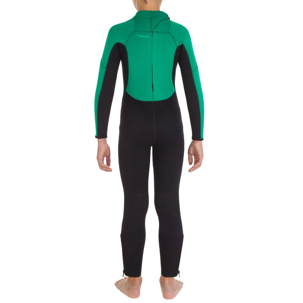 Neoprenanzug Surfen 100 4/3 mm Kinder