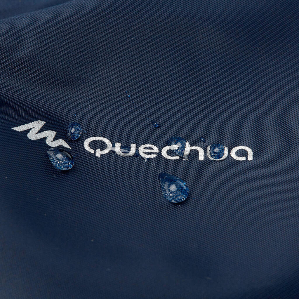 Surpantalon imperméable de randonnée enfant 7-15 ans, MH100 bleu marine