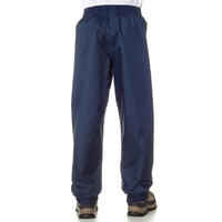 Kid's 7-15y waterproof trousers - MH100 - Navy Blue
