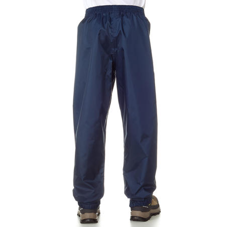 Teget vodootporne pantalone za planinarenje za decu MH100 (od 7 do 15 godina)