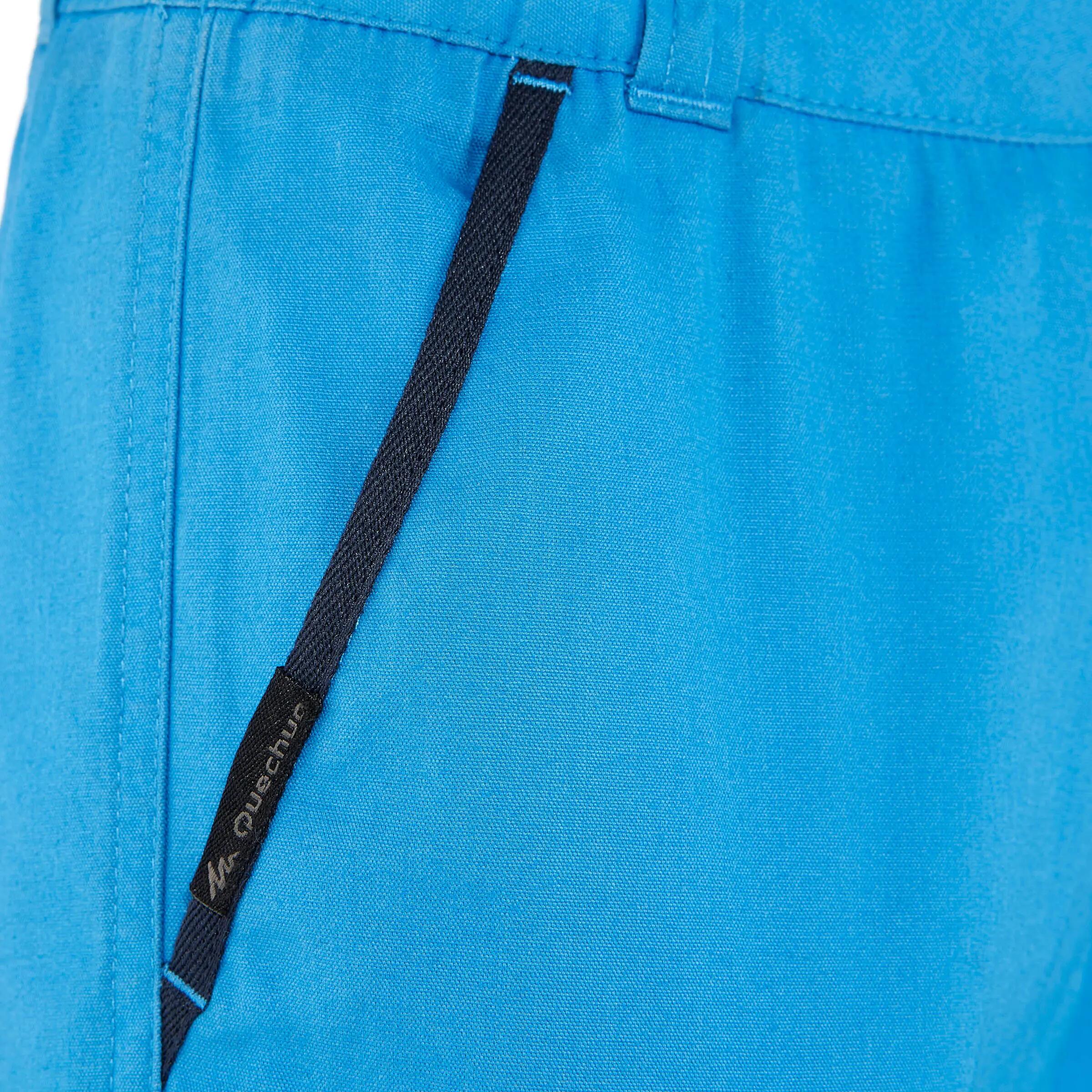Hike 500 Boys' Hiking Shorts - Blue 8/10