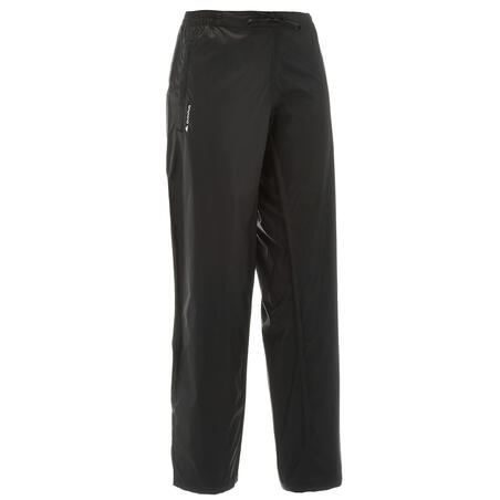NH500 Protect women’s country walking waterproof over-trousers - black