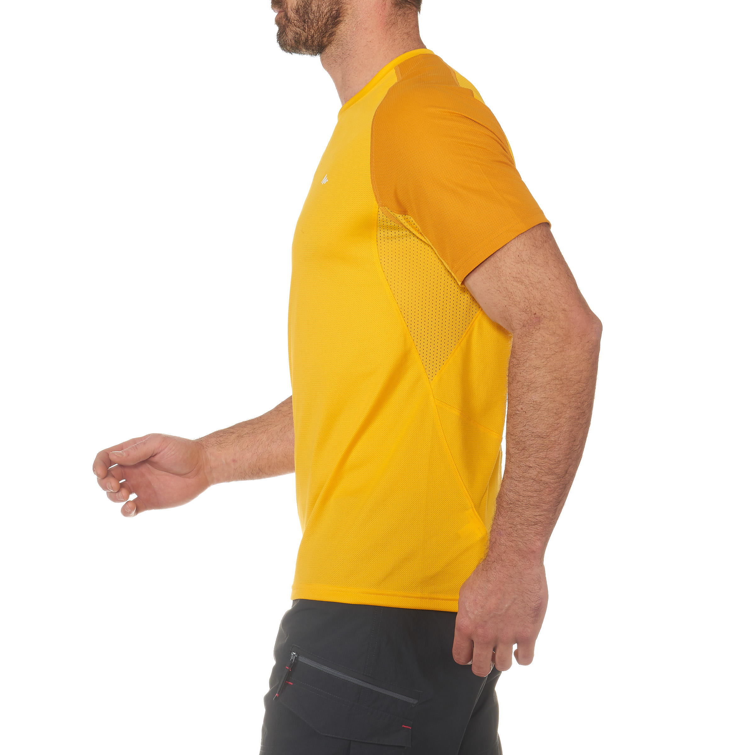 TechFRESH 100 Men's Short-Sleeved Hiking T-Shirt - Yellow 5/12
