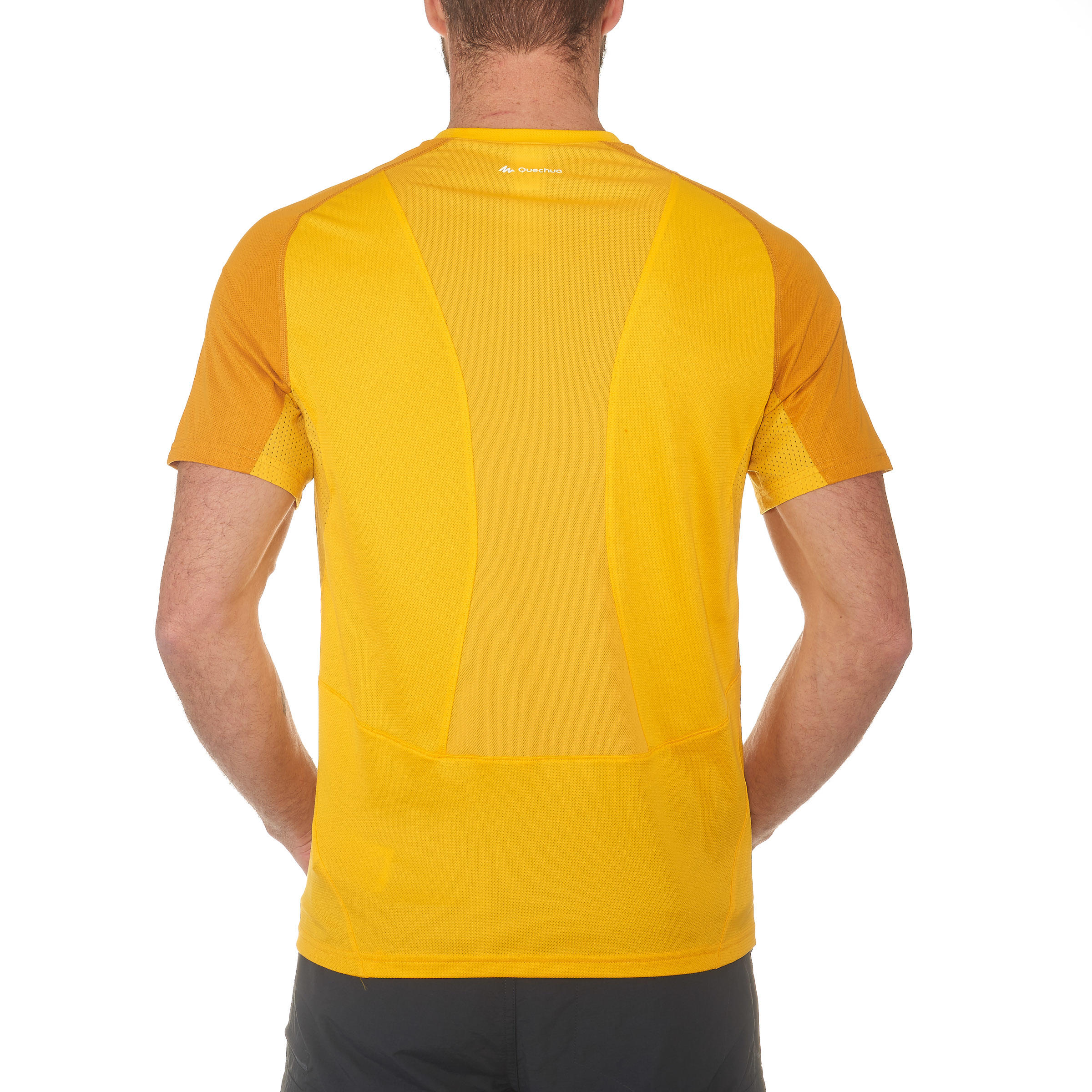 TechFRESH 100 Men's Short-Sleeved Hiking T-Shirt - Yellow 4/12