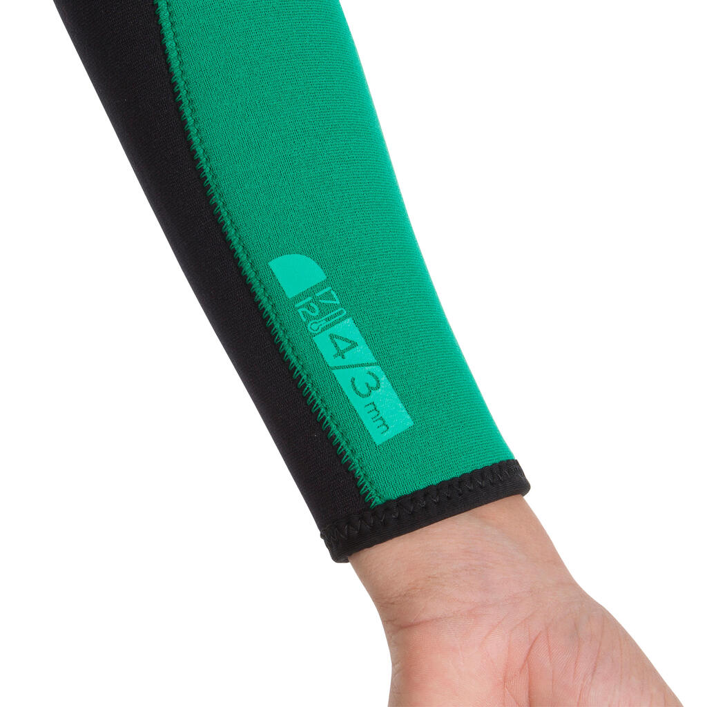 Neoprenanzug Surfen 100 4/3 mm Kinder