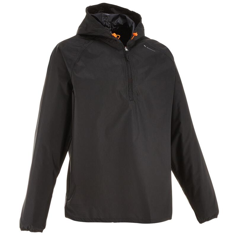 Giacca montagna uomo RAINCUT 1/2 ZIP nera