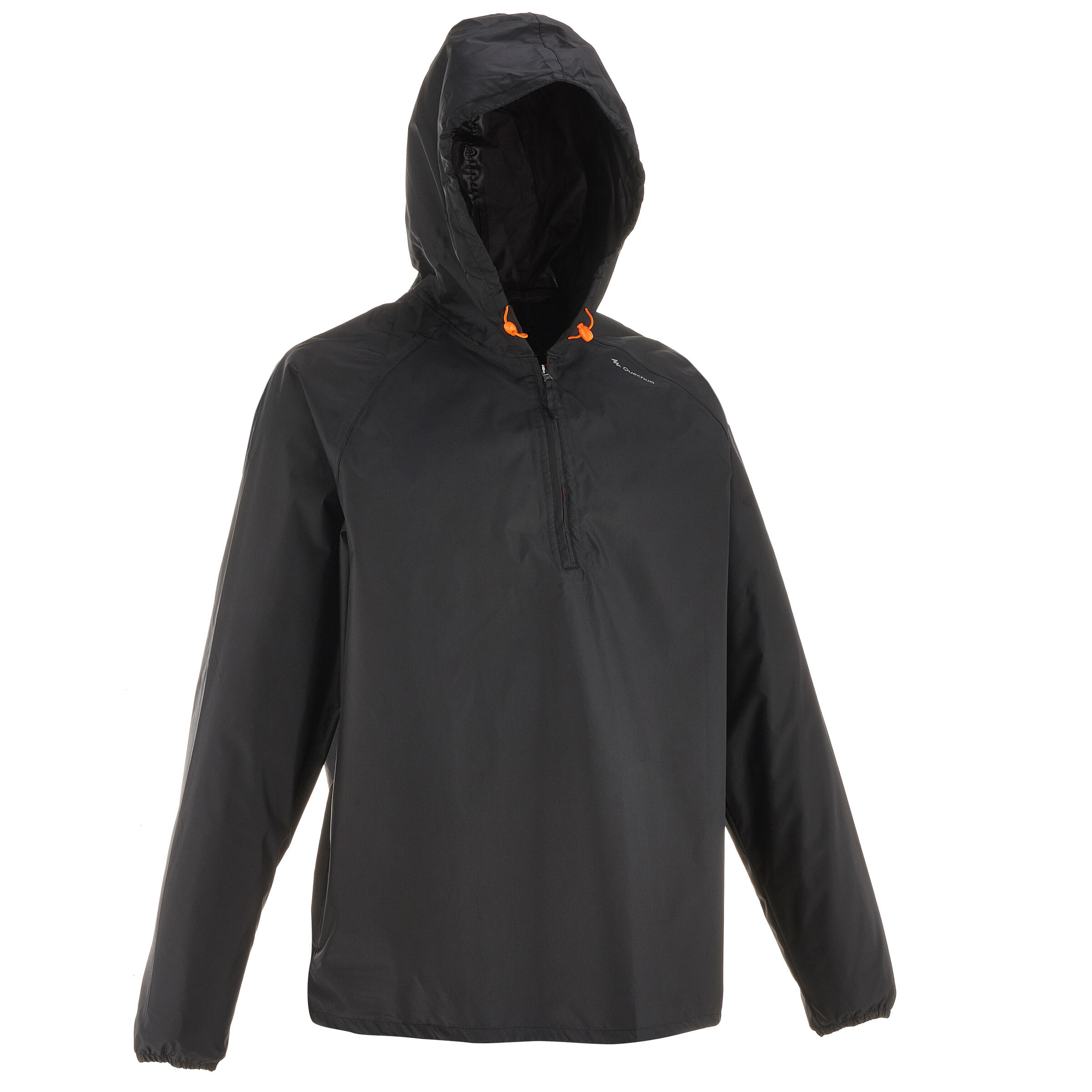 half zip rain coat