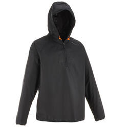 Chaqueta Impermeable de Montaña y Trekking Quechua NH100 de Hombre Negro