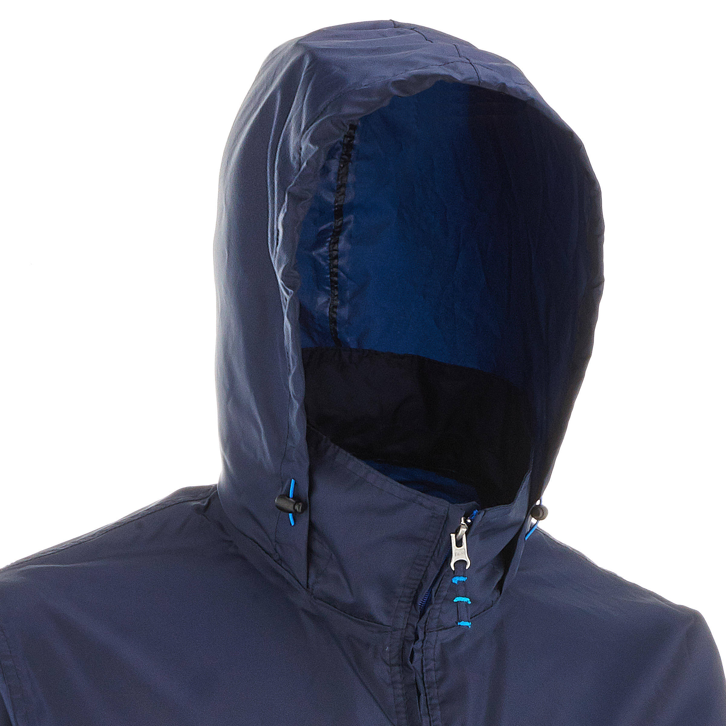 Men's Raincoat Full Zip - Blue -  4