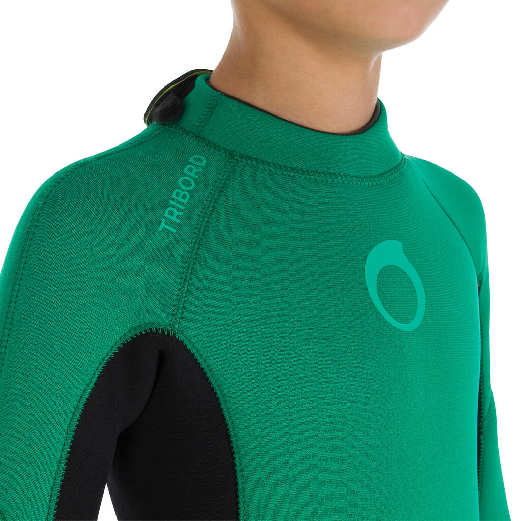 Neoprenanzug Surfen 100 4/3 mm Kinder