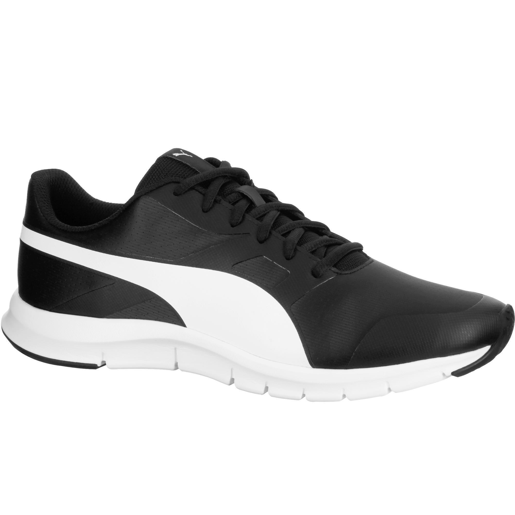 Flexracer men's active walking shoes - black 1/9