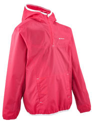 Veste imperméable de randonnée enfant Raincut rose