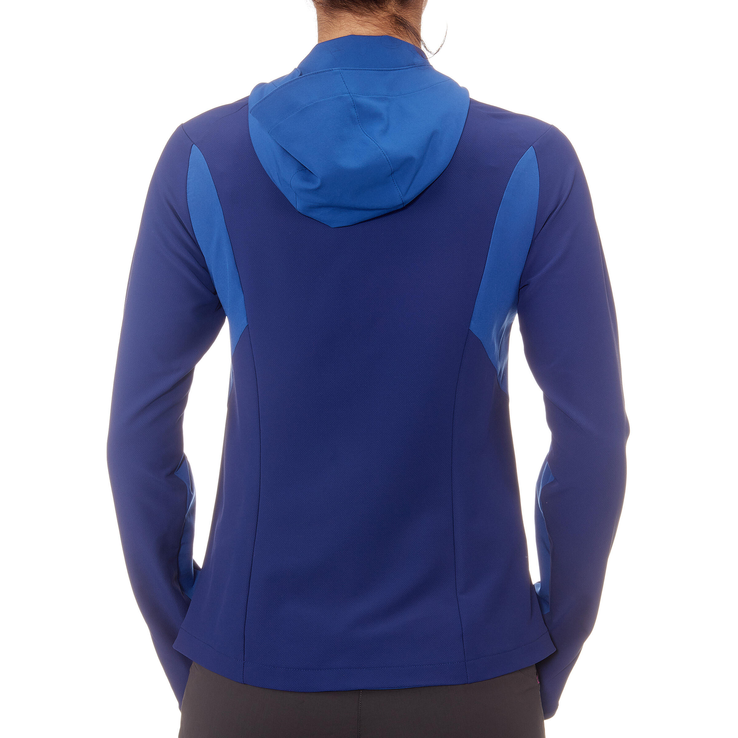 Forclaz 600 Light Women's Trekking Wind Jacket - Blue 4/16
