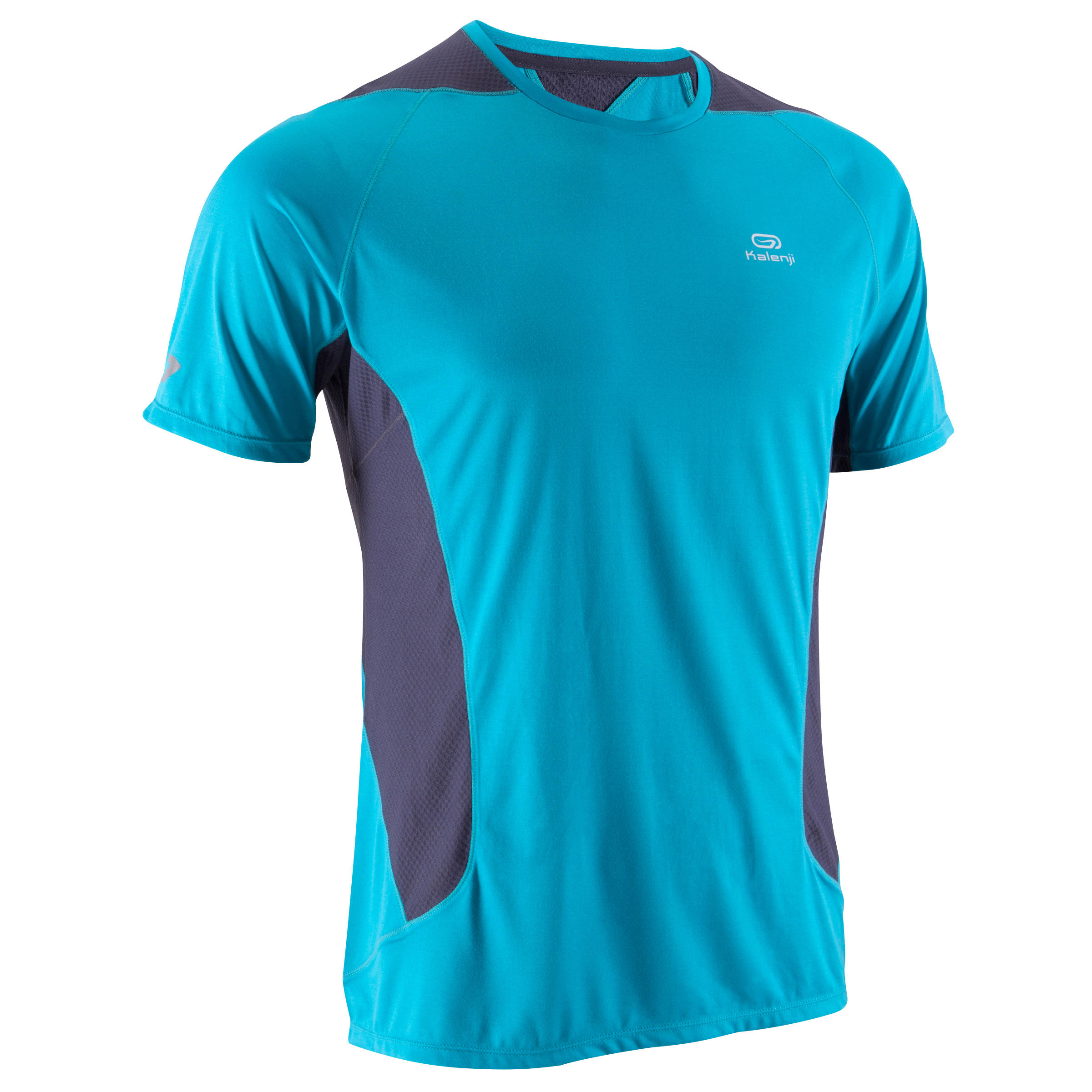 KALENJI Elio Men's Running T-Shirt - blue/grey
