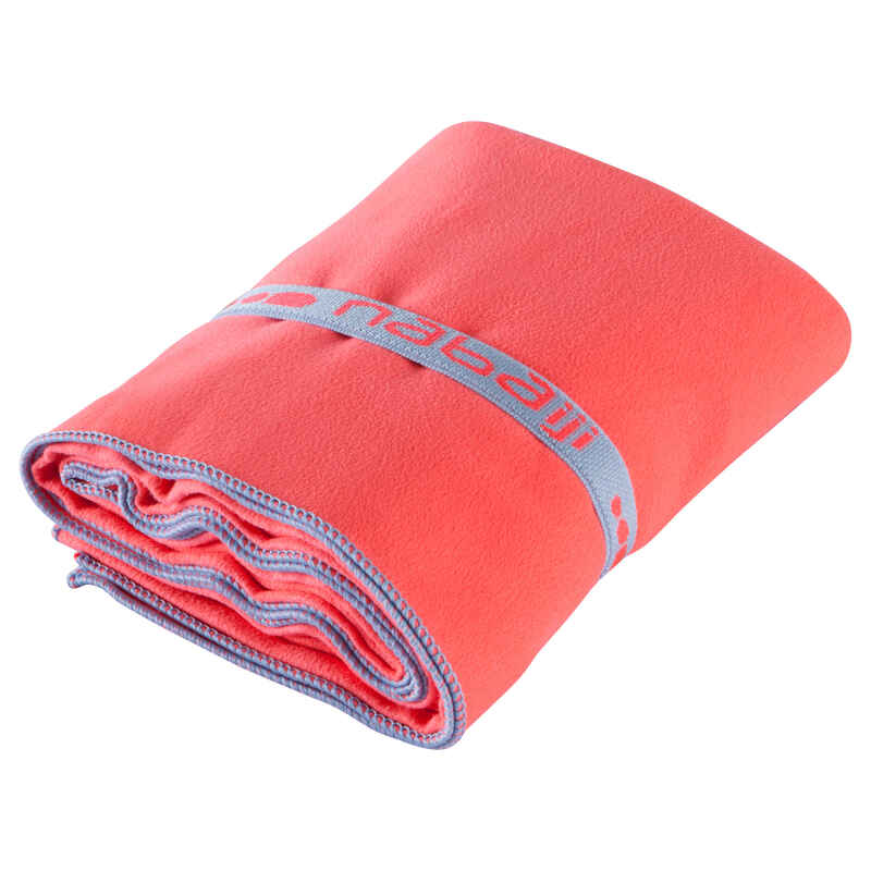 Toalla Microfibra Naranja Talla G 80 x 130 cm - Decathlon