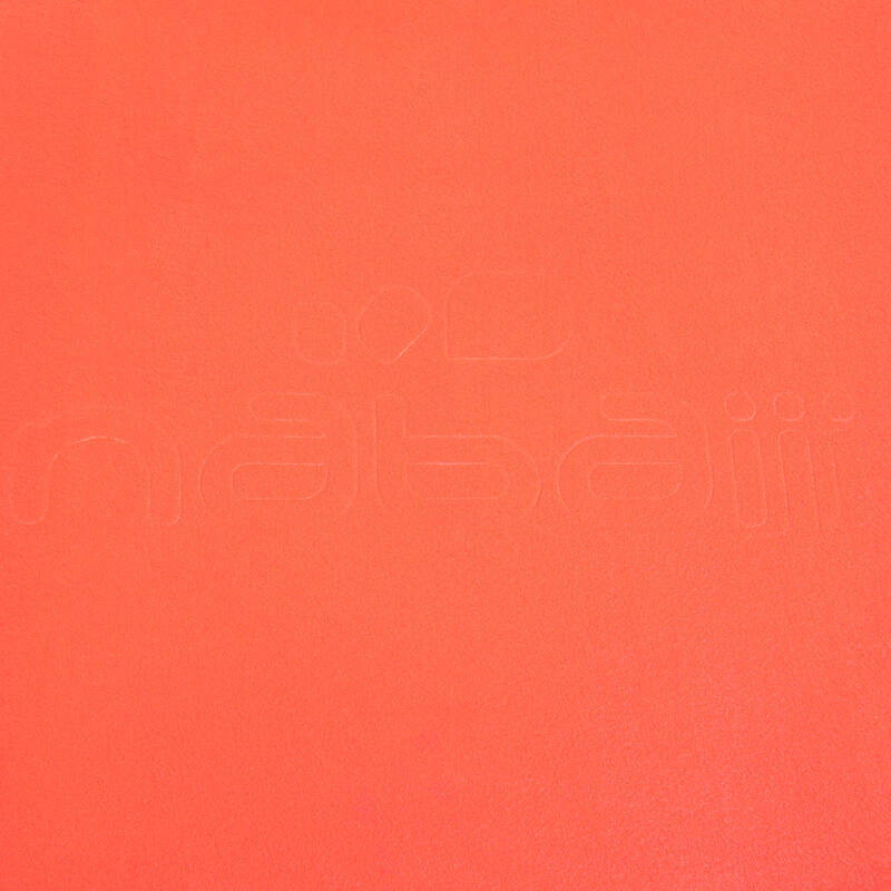 Microvezel handdoek oranje maat L 80 x 130 cm