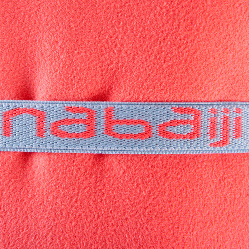 Microvezel handdoek oranje maat L 80 x 130 cm