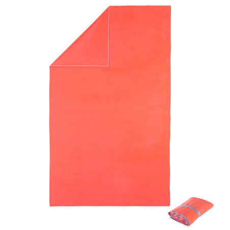 Mikrokiust basseinirätik, suurus L 80 x 130 cm, oranž
